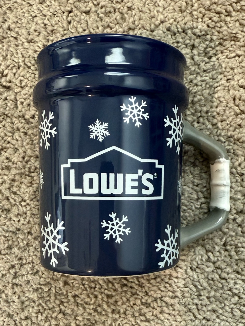 Lowe’s 2025 Limited Edition Holiday Bucket Mug Snowflake MyLowe’s Rewards Promo